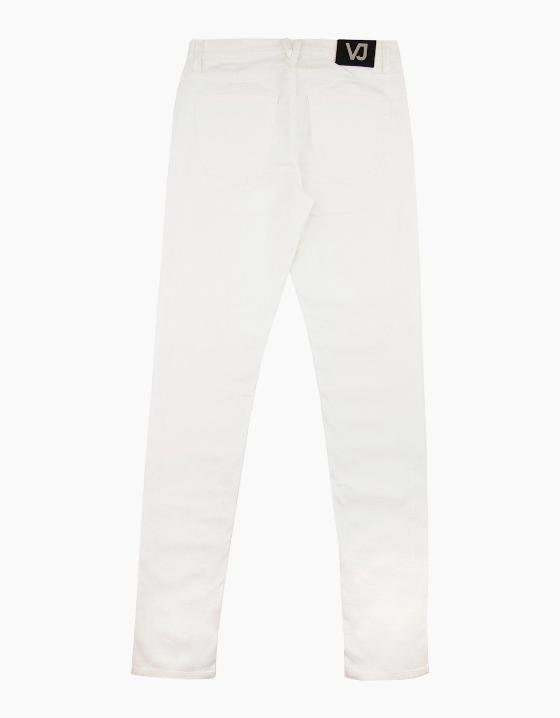 Versace Jeans Skinny Fit Logo Jeans White