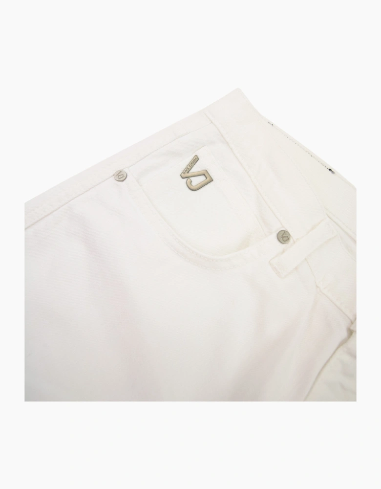 Versace Jeans Skinny Fit Logo Jeans White