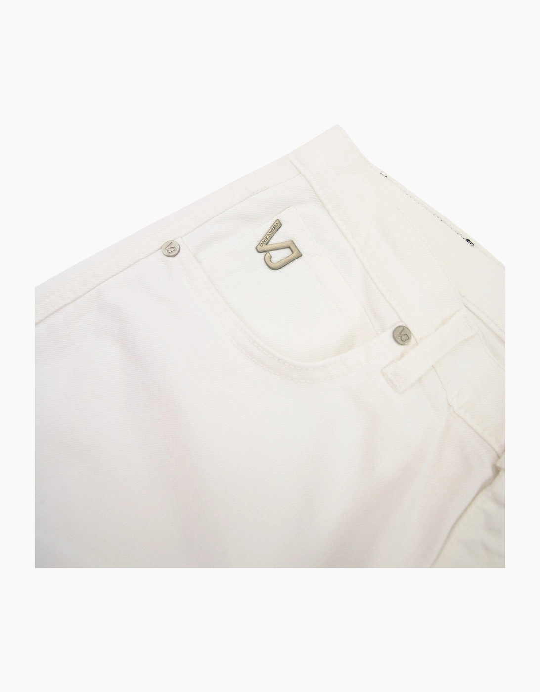 Versace Jeans Skinny Fit Logo Jeans White