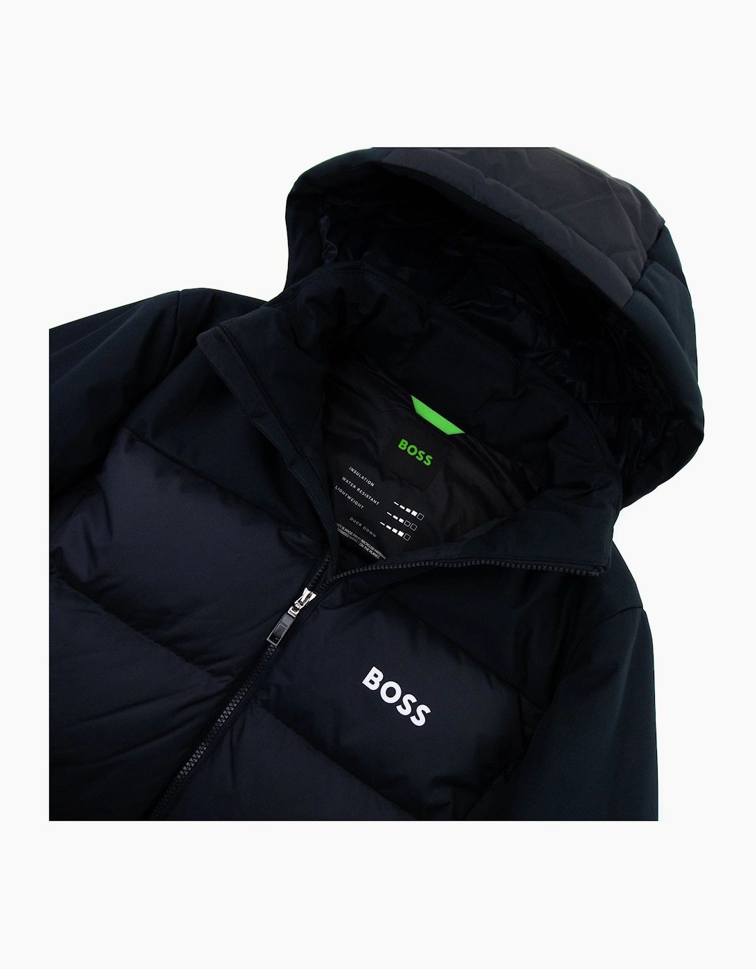 Hugo Boss Hamar1 Logo Detail Down Jacket Navy 402