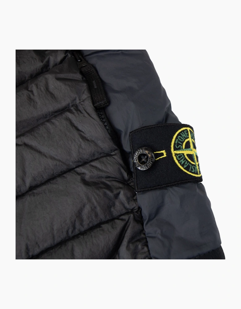 Stone Island Junior G0224 Loom Woven Chambers R-nylon Down-tc Black V0029