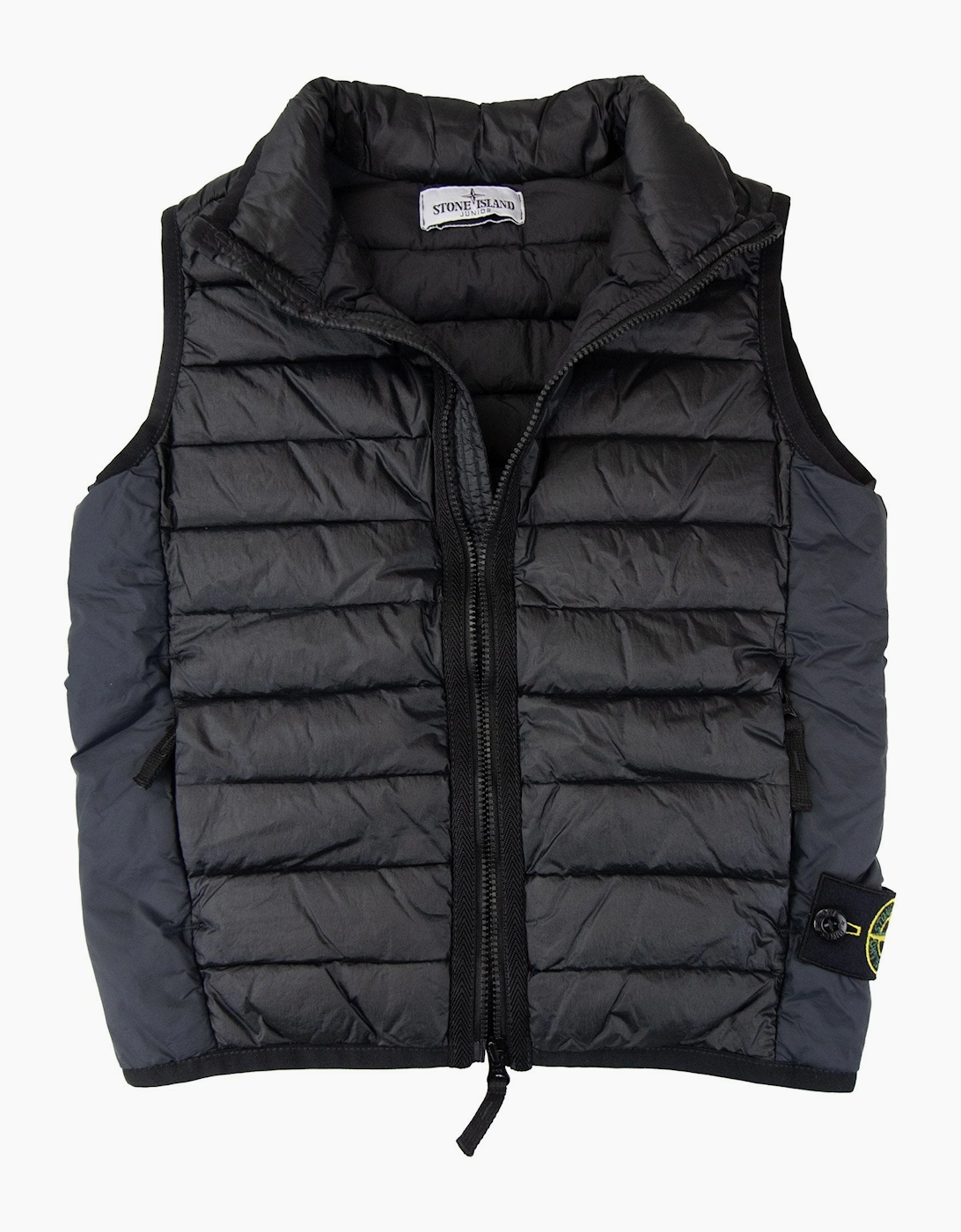 Stone Island Junior G0224 Loom Woven Chambers R-nylon Down-tc Black V0029