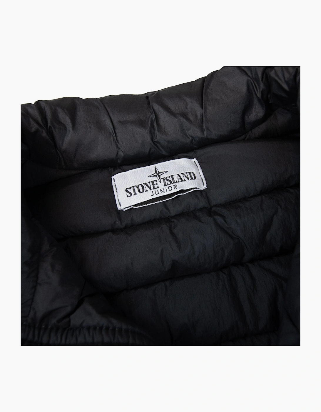 Stone Island Junior G0224 Loom Woven Chambers R-nylon Down-tc Black V0029