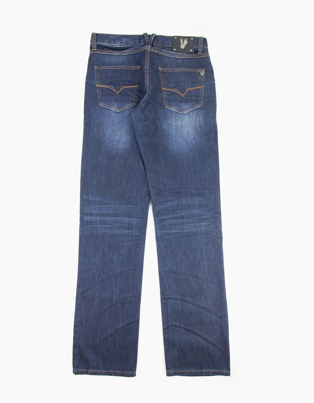 Versace Jeans Pocket Tiger Denim Jeans Denim Blue