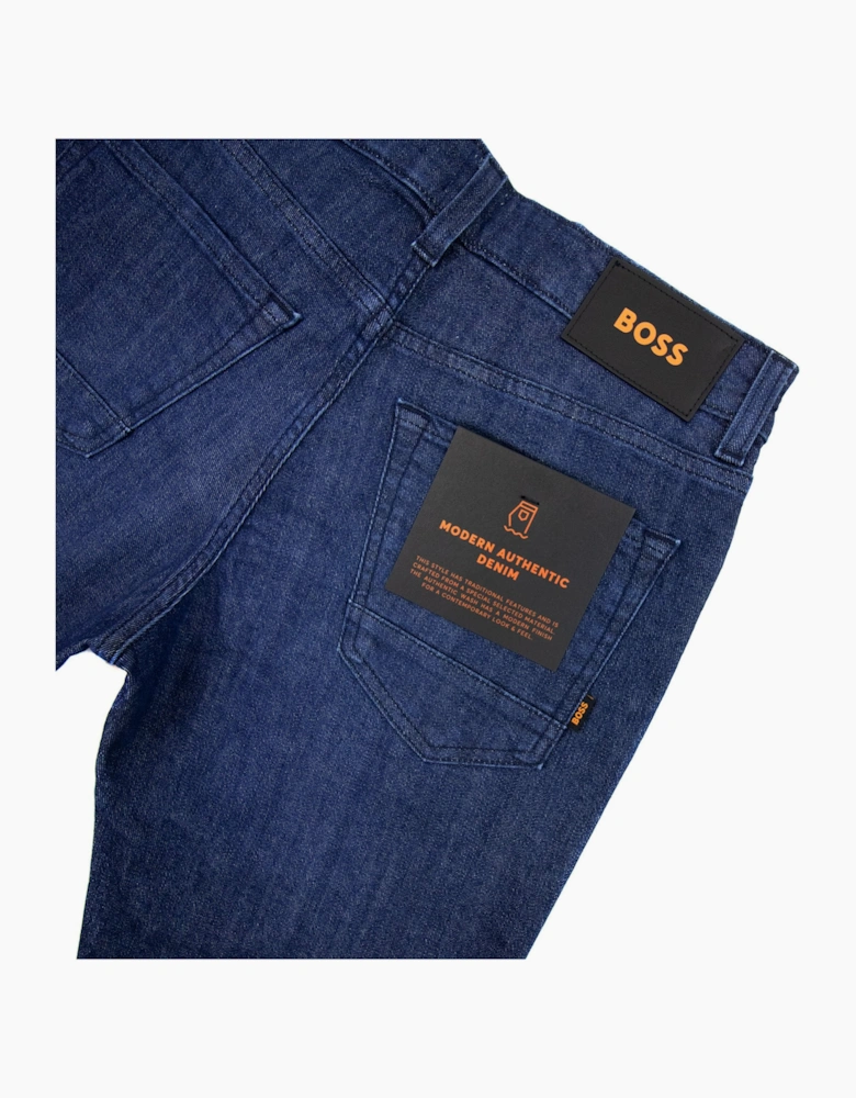 Hugo Boss Maine Regular Fit Jeans Dark Blue 405