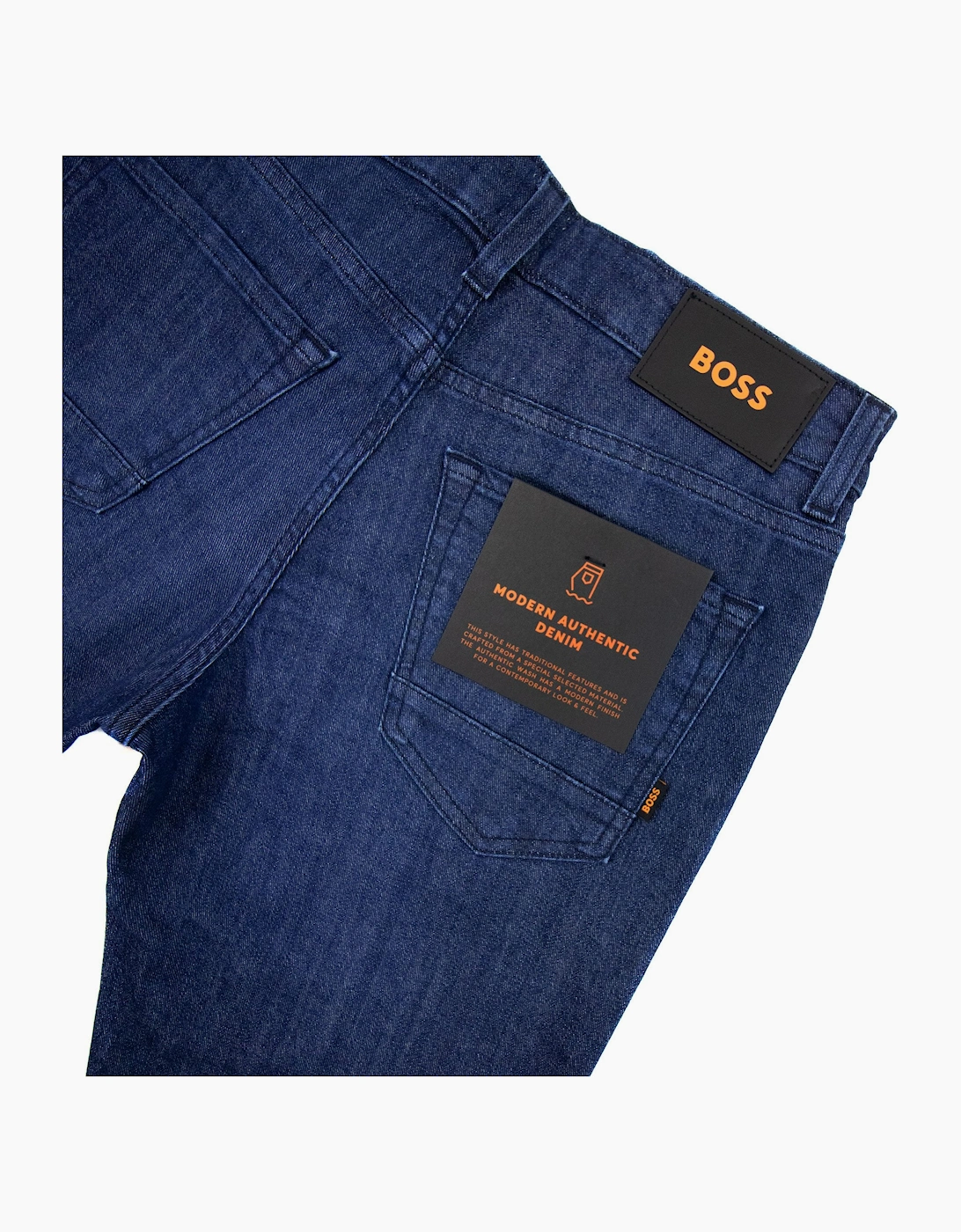 Hugo Boss Maine Regular Fit Jeans Dark Blue 405