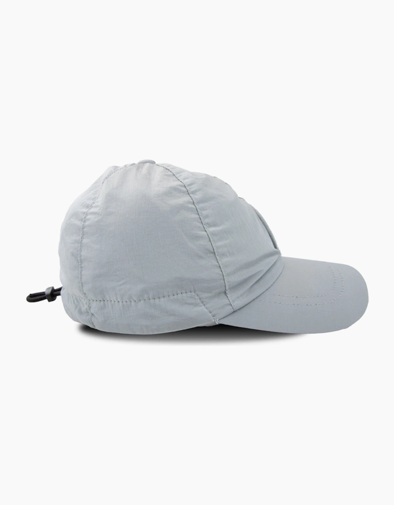 Stone Island Junior 90364 Nylon Metal Embroidered Cap Dust Grey V0064
