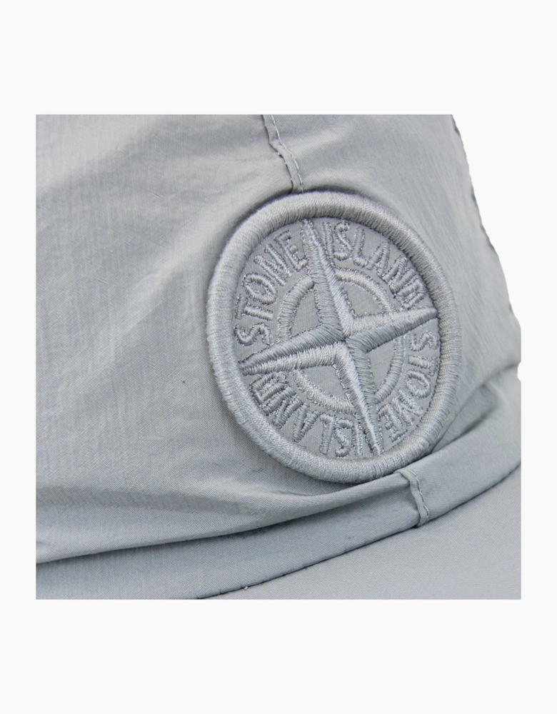 Stone Island Junior 90364 Nylon Metal Embroidered Cap Dust Grey V0064