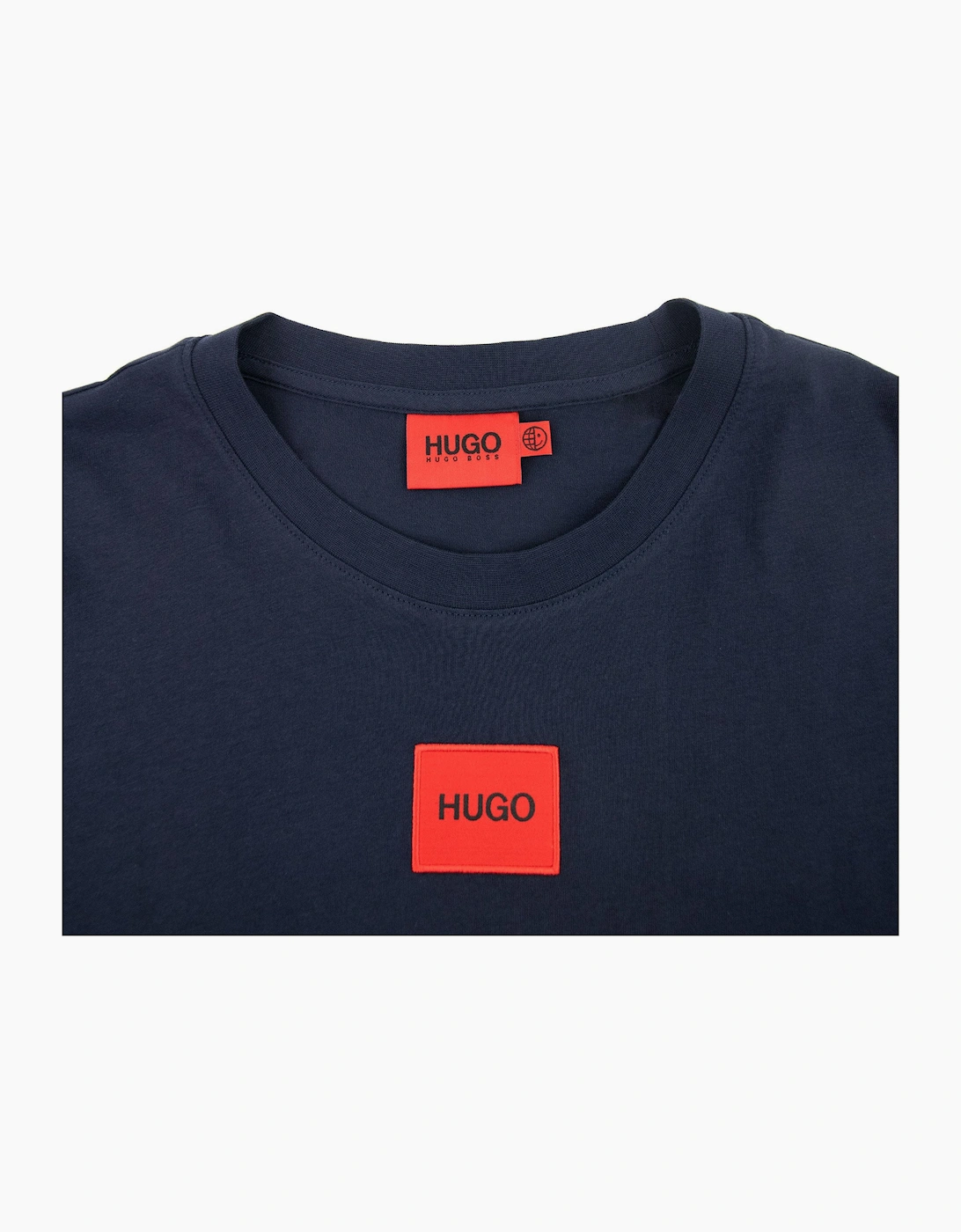 Hugo Diragolino212 Logo T Shirt Dark Blue 405