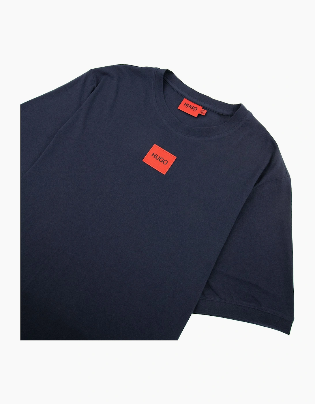 Hugo Diragolino212 Logo T Shirt Dark Blue 405