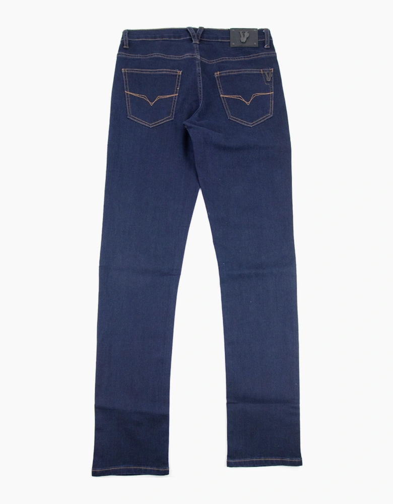 Versace Jeans Slim Fit Stretch Denim Jeans Dark Denim