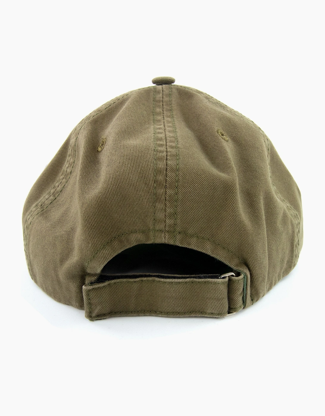 Off White Slanted Logo Baseball Cap Green