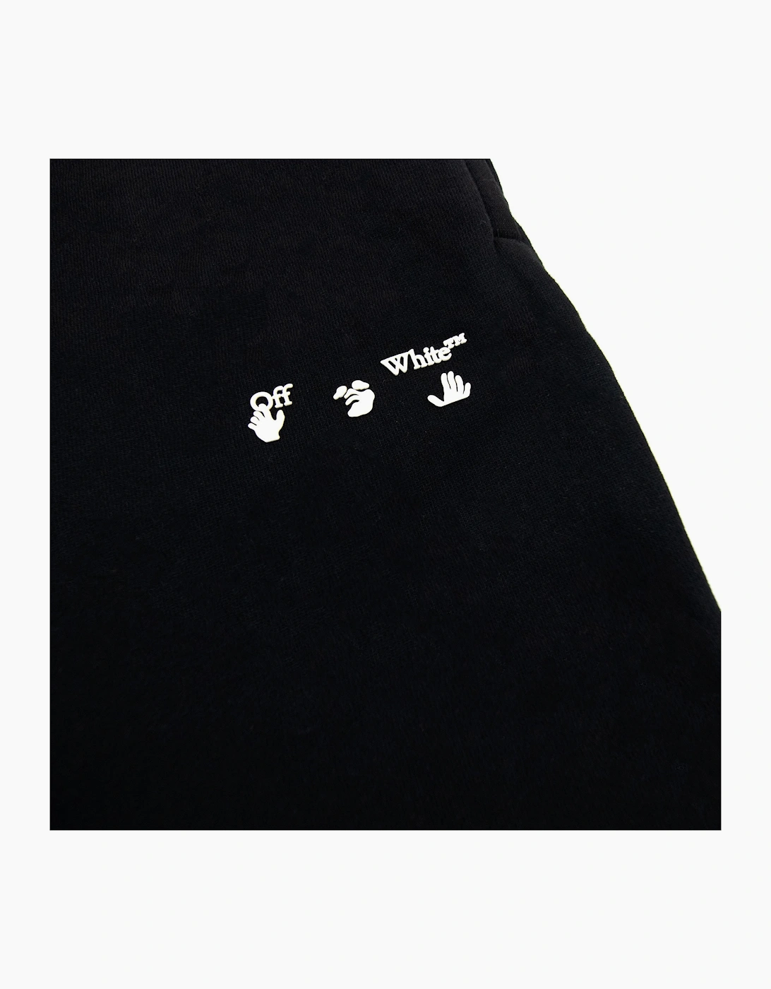 Off White Ow Logo Slim Sweatpant Black/white