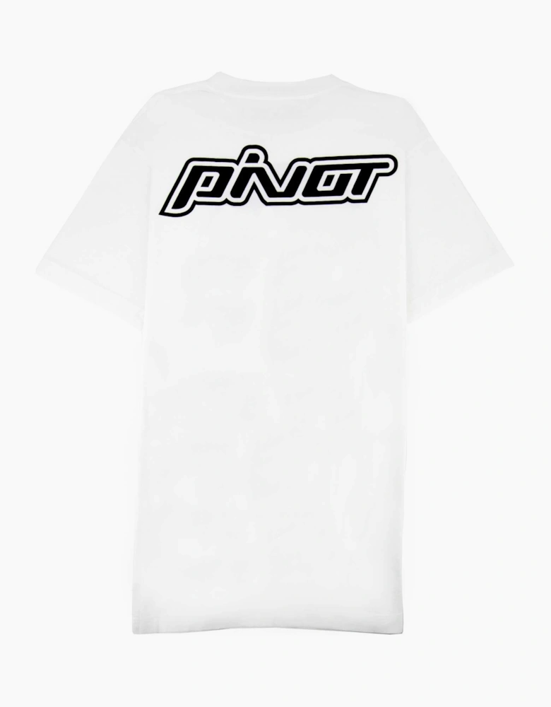 Off White Mona Lisa S/s Over T Shirt White/black