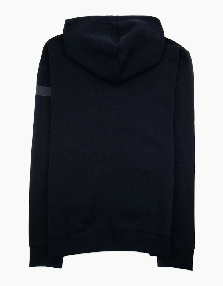 Hugo Boss Saggy 1 Stripe Logo Zip Up Hoody Navy 402