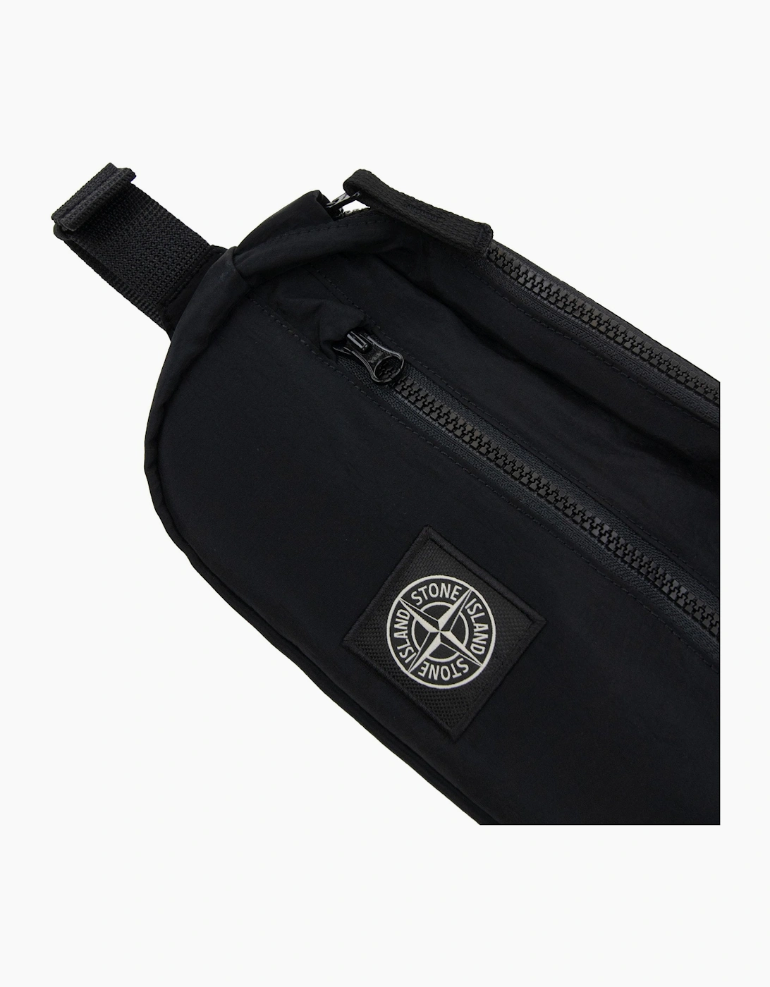 Stone Island Junior 91564 Nylon Metal Pouch Bag Black V0029