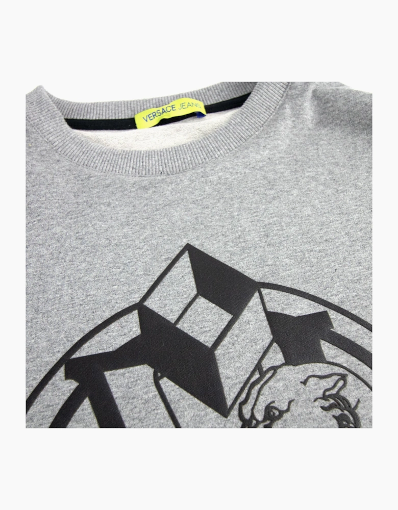 Versace Jeans Logo Light Fleece Sweatshirt Grey