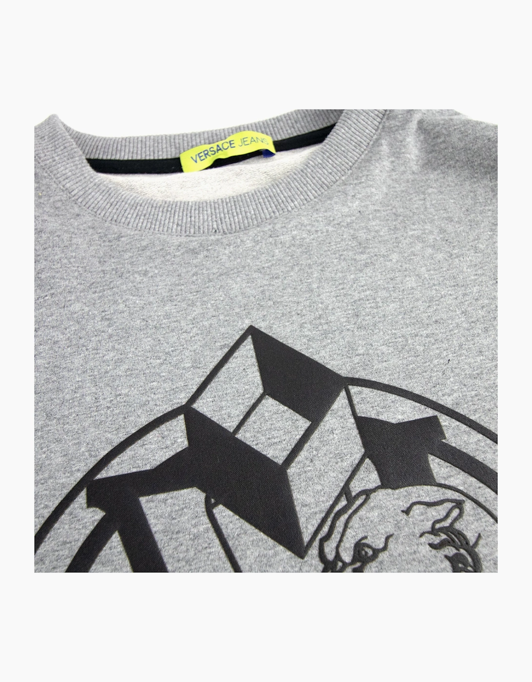 Versace Jeans Logo Light Fleece Sweatshirt Grey