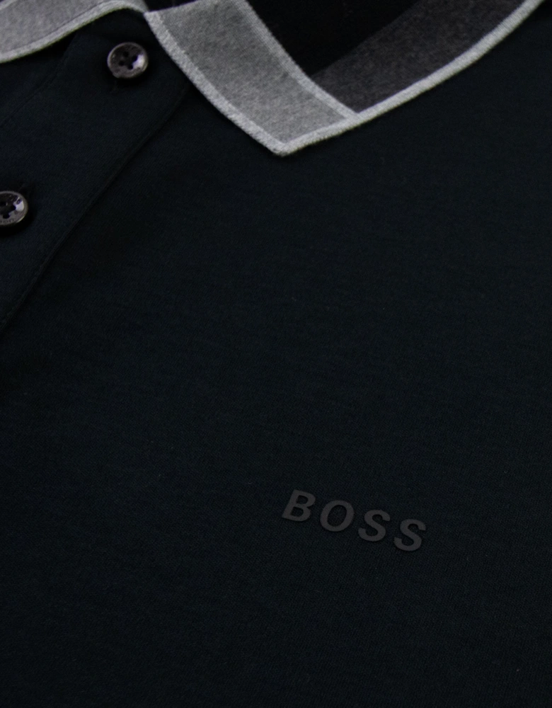 Hugo Boss Parlay 139 Colour Blocked Collar Black 001