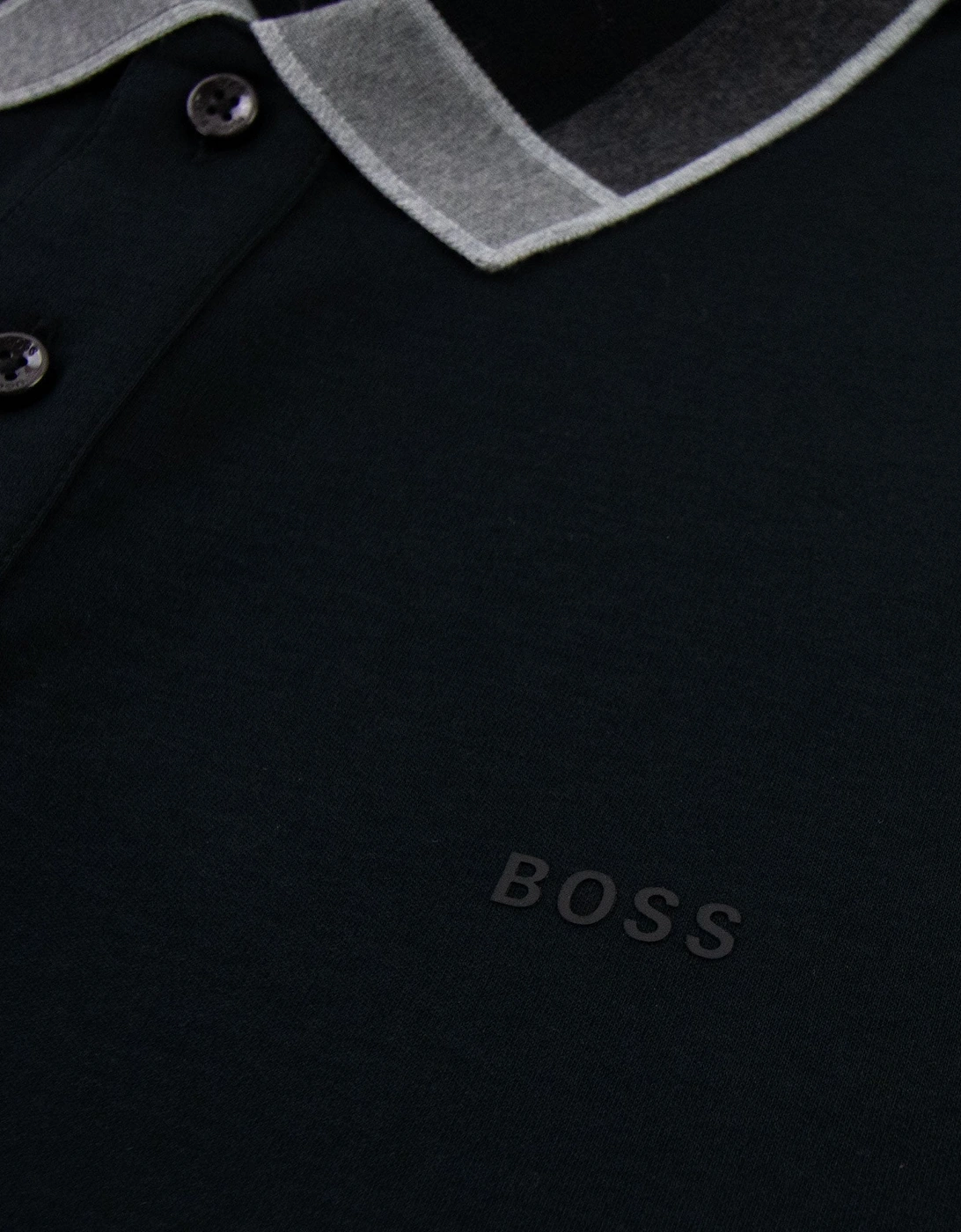 Hugo Boss Parlay 139 Colour Blocked Collar Black 001