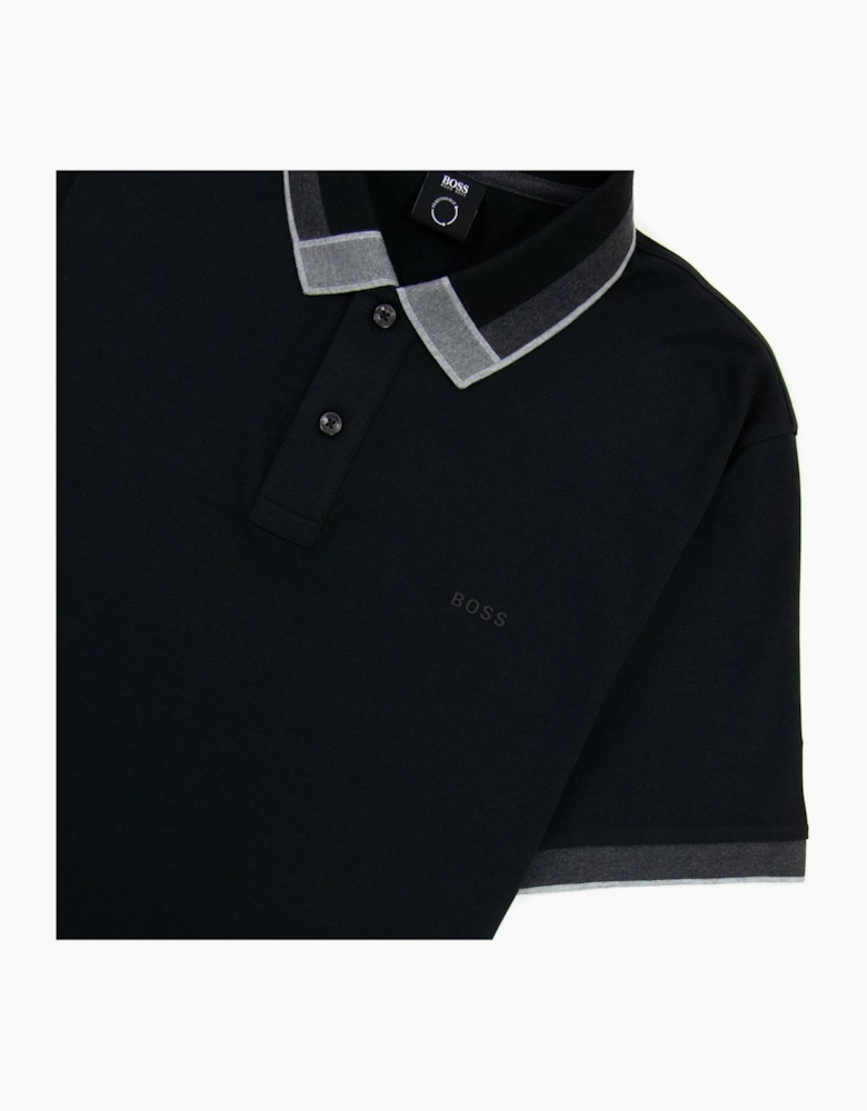 Hugo Boss Parlay 139 Colour Blocked Collar Black 001