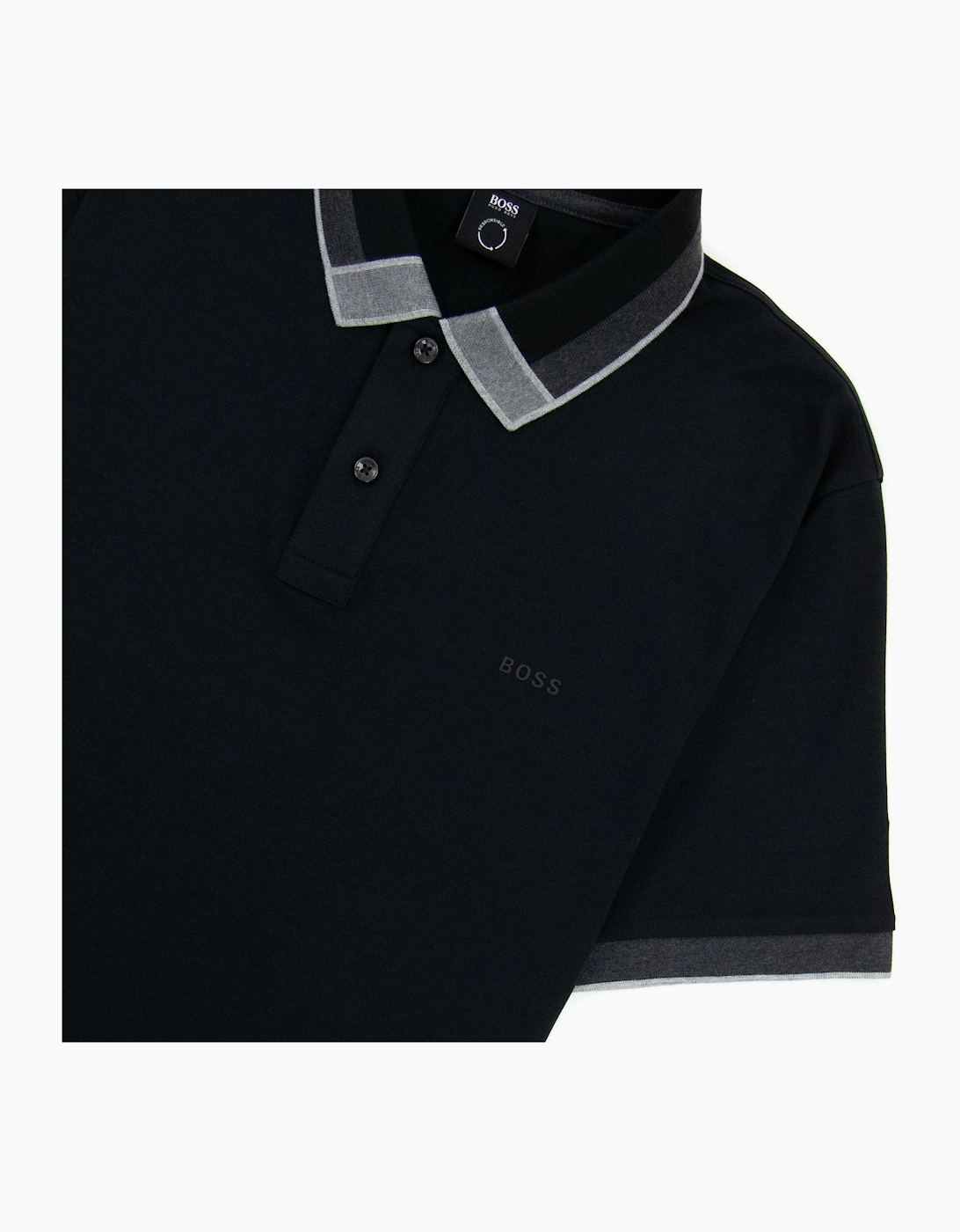 Hugo Boss Parlay 139 Colour Blocked Collar Black 001