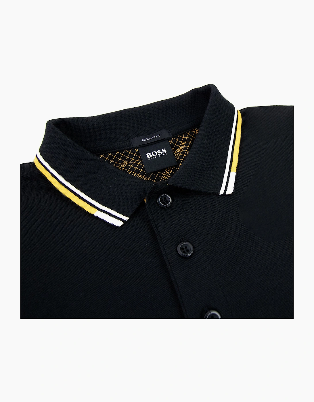 Hugo Boss Paddy Pro Golf Polo Shirt Black 001