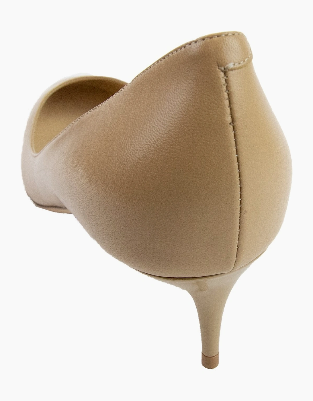 Jimmy Choo Esme Kid Leather Heels Nude