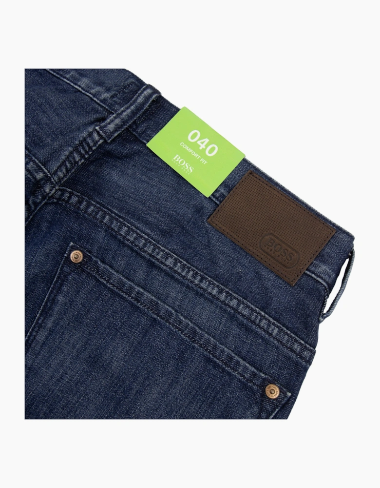 Hugo Boss C Kansas Straight Leg Jean Navy 413