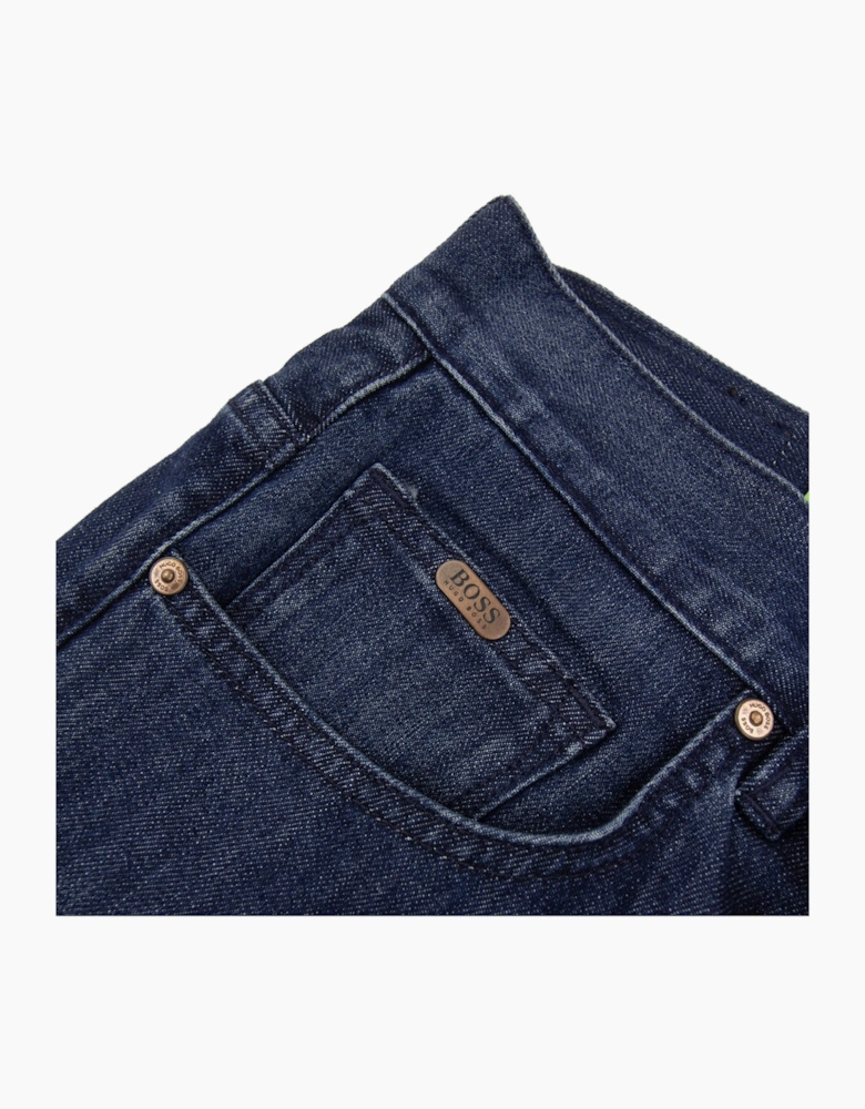 Hugo Boss C Kansas Straight Leg Jean Navy 413