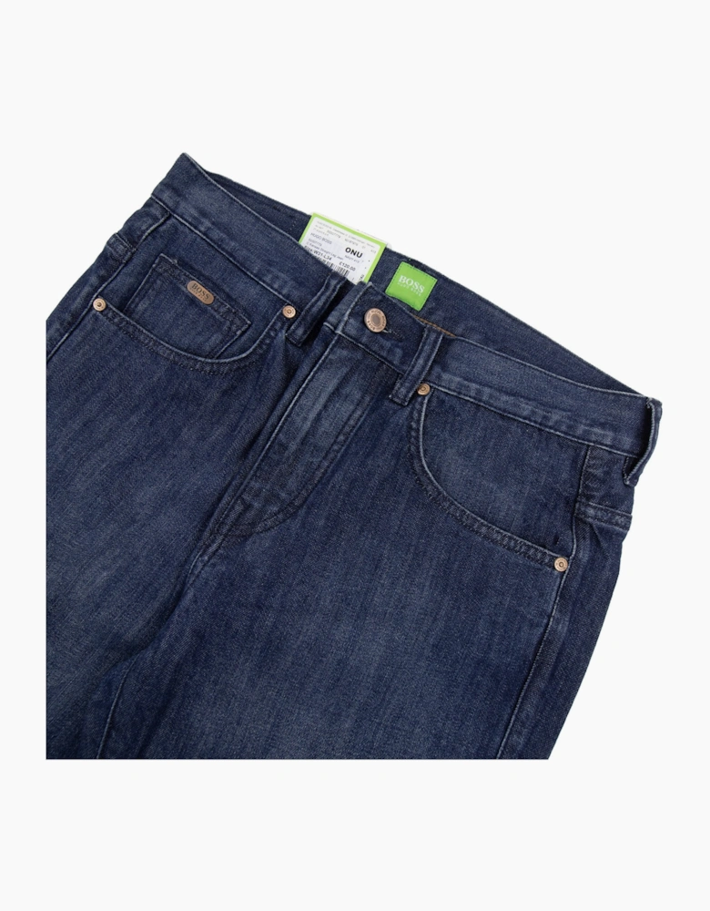 Hugo Boss C Kansas Straight Leg Jean Navy 413
