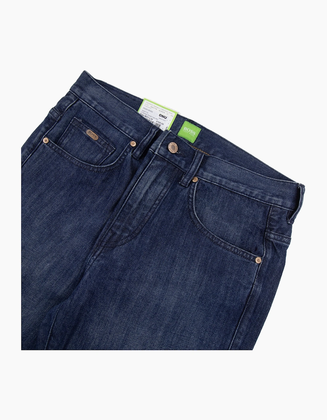 Hugo Boss C Kansas Straight Leg Jean Navy 413
