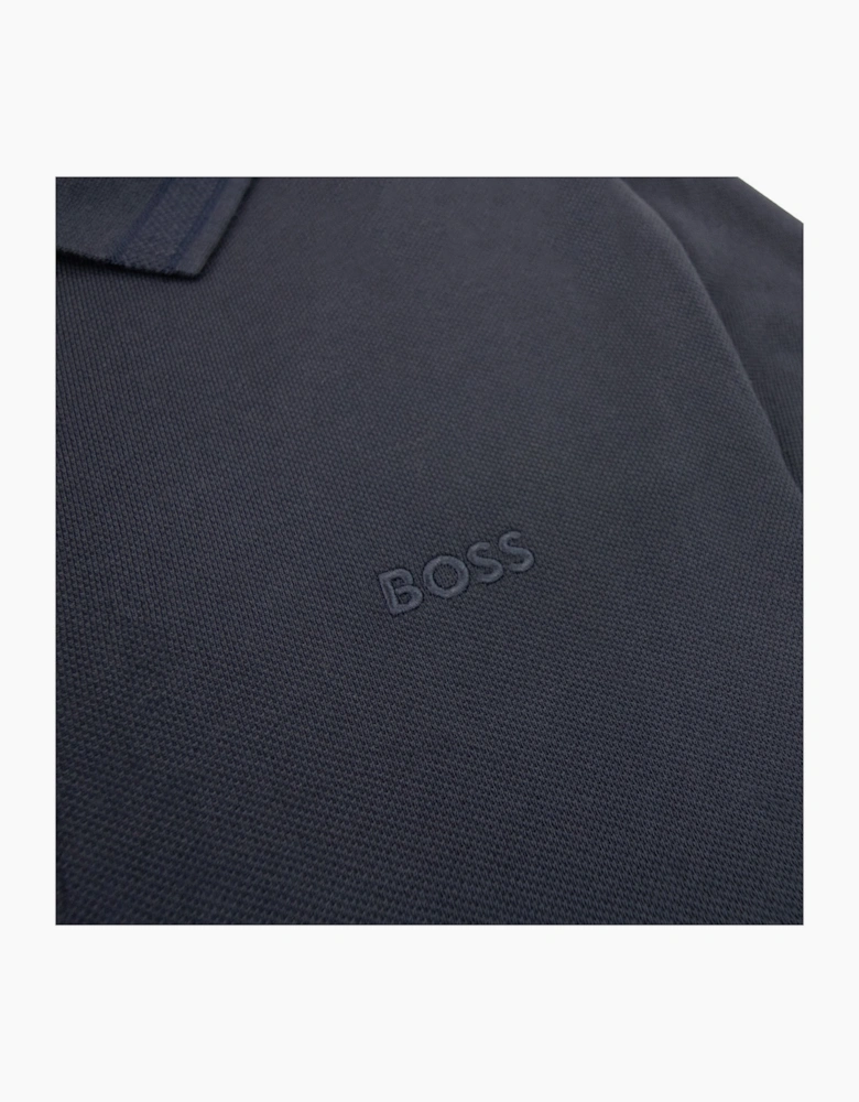 Hugo Boss Paddy Embroidered Logo Polo Navy 4112