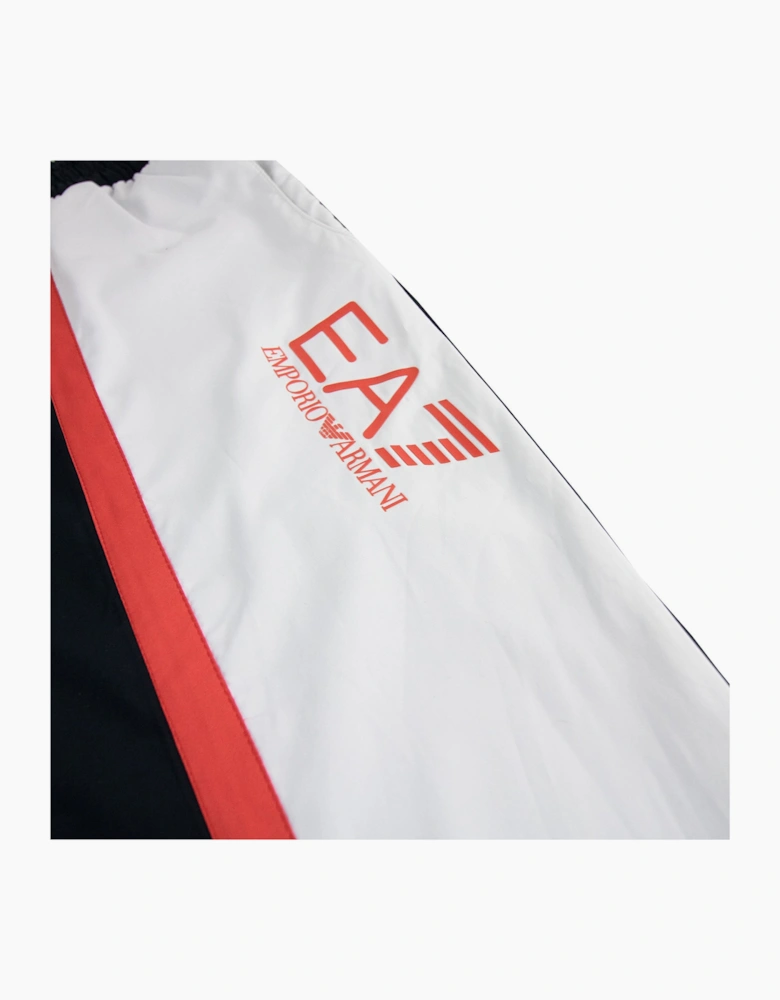 Ea7 Train Colour Block Tracksuit Buttoms Black/white