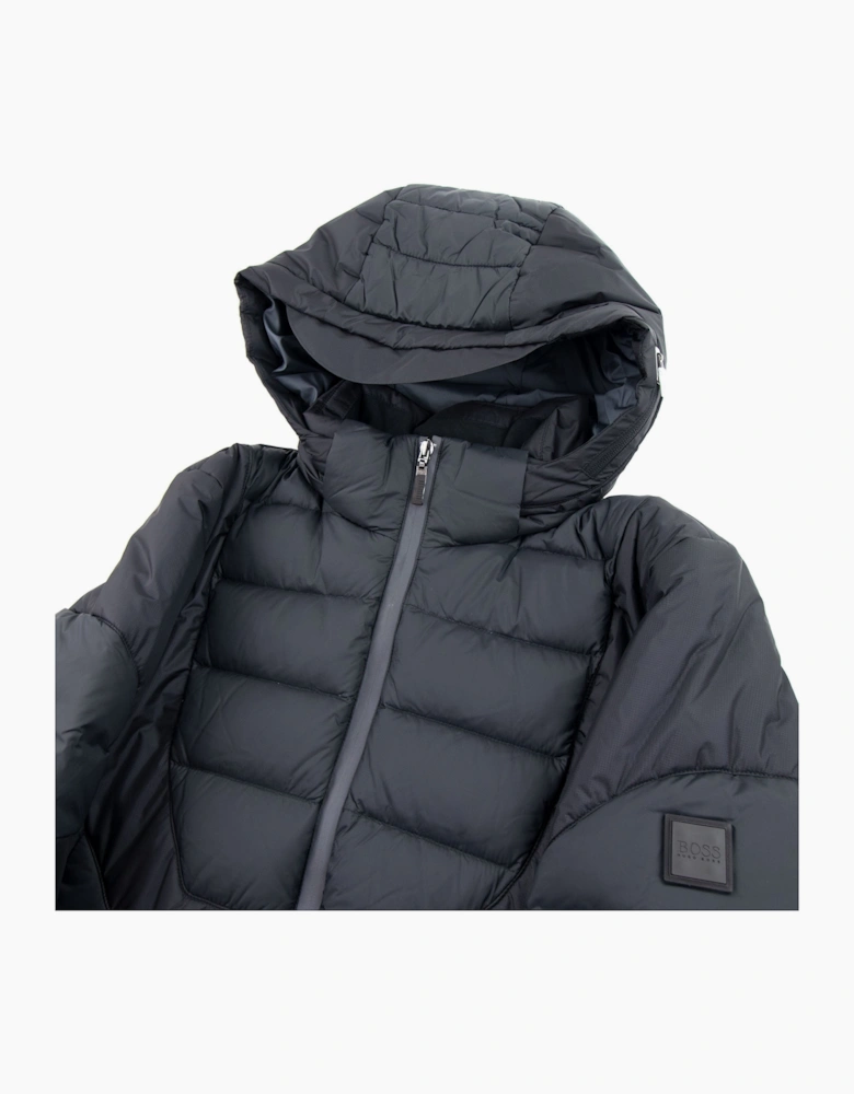 Hugo Boss Patton Padded Parka Coat Black