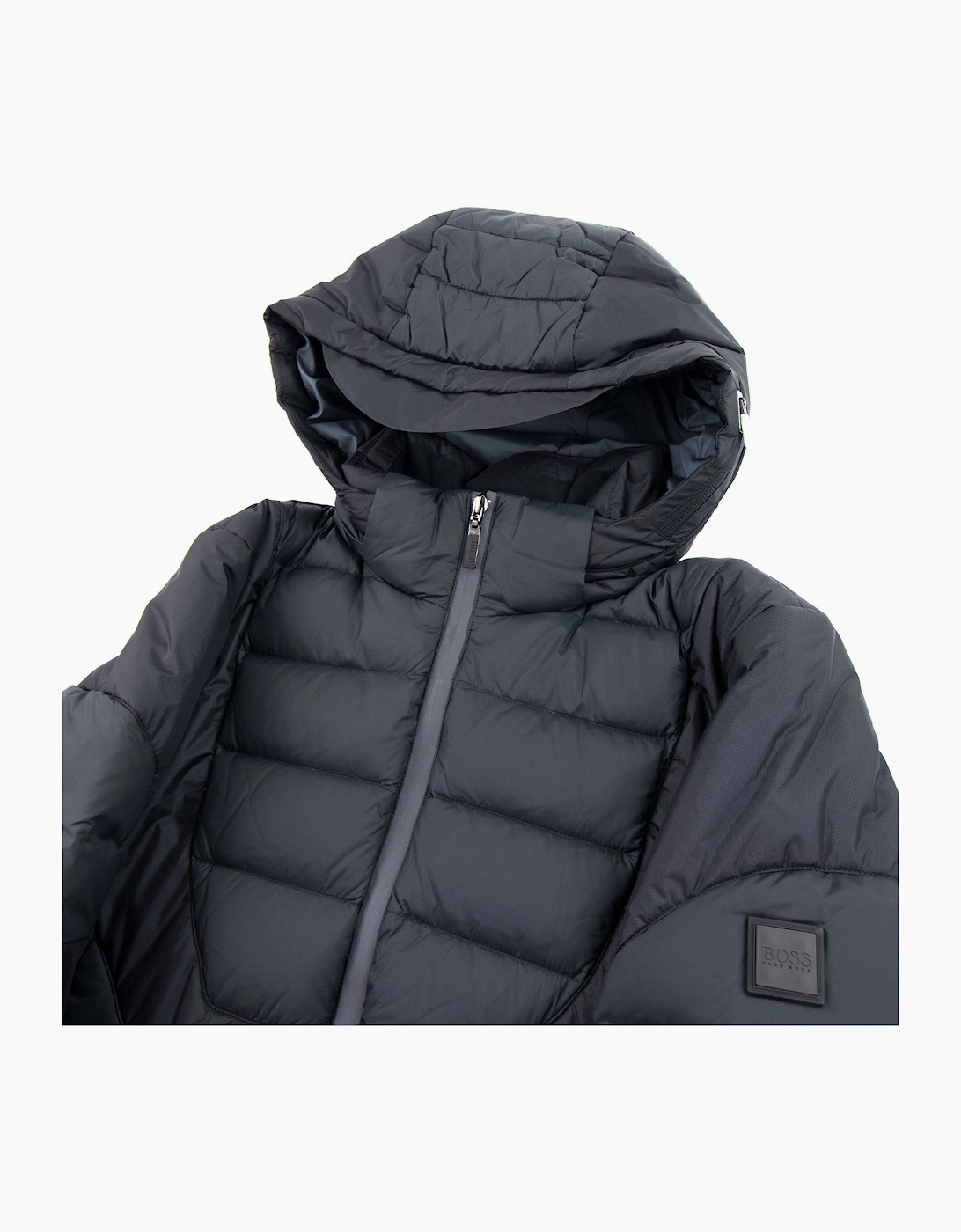 Hugo Boss Patton Padded Parka Coat Black