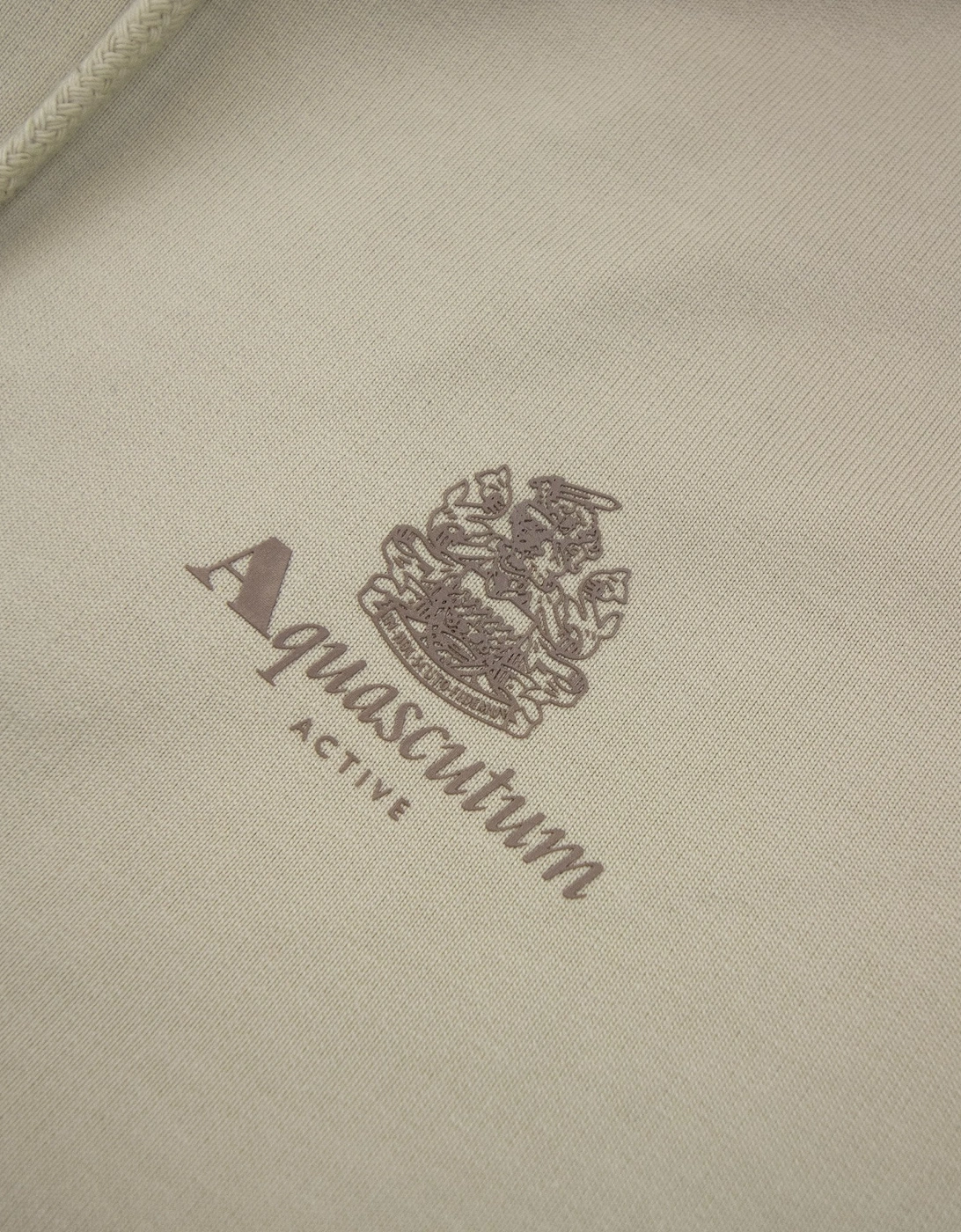 Aquascutum Fz Club Check Hoody Beige 03