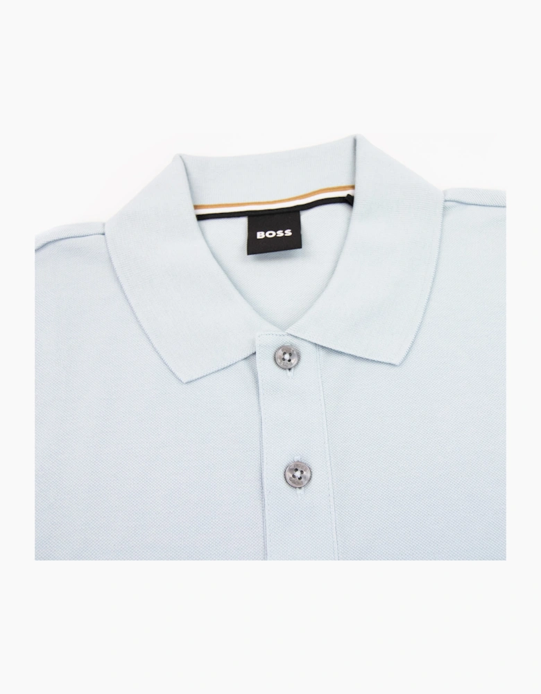 Hugo Boss Pallas Embroidered Logo S/s Polo Light Blue 457