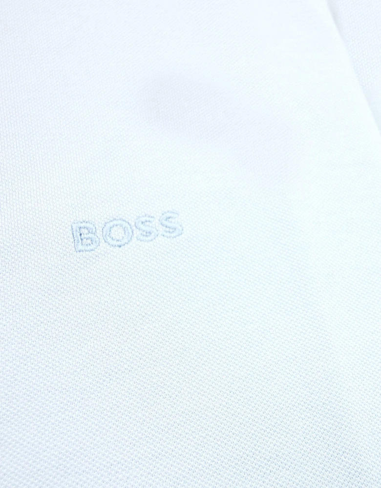 Hugo Boss Pallas Embroidered Logo S/s Polo Light Blue 457