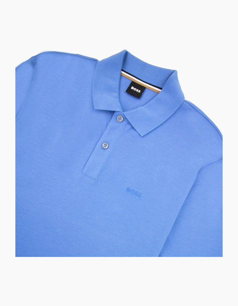 Hugo Boss Pallas Embroidered Logo S/s Polo Blue 420