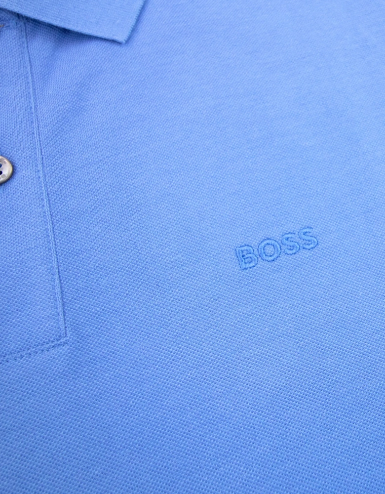 Hugo Boss Pallas Embroidered Logo S/s Polo Blue 420