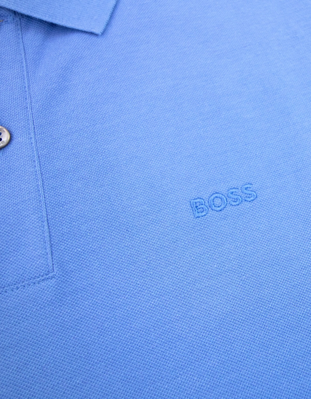 Hugo Boss Pallas Embroidered Logo S/s Polo Blue 420