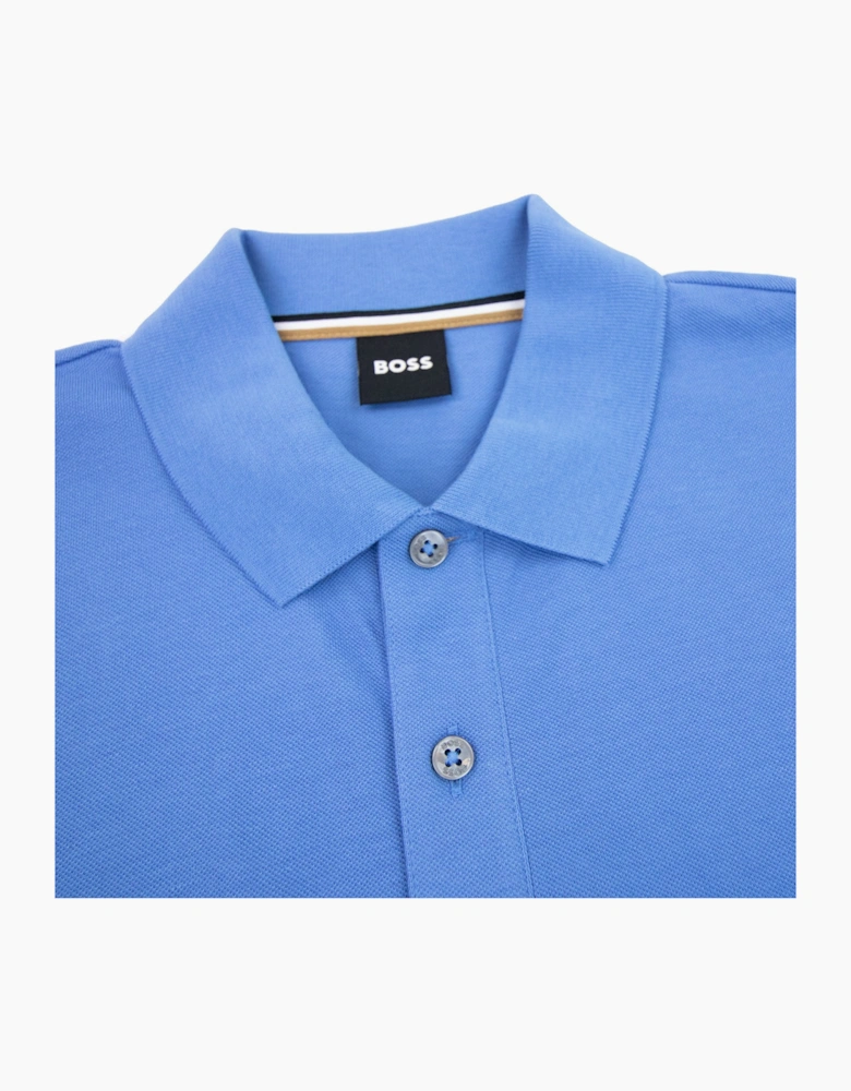 Hugo Boss Pallas Embroidered Logo S/s Polo Blue 420
