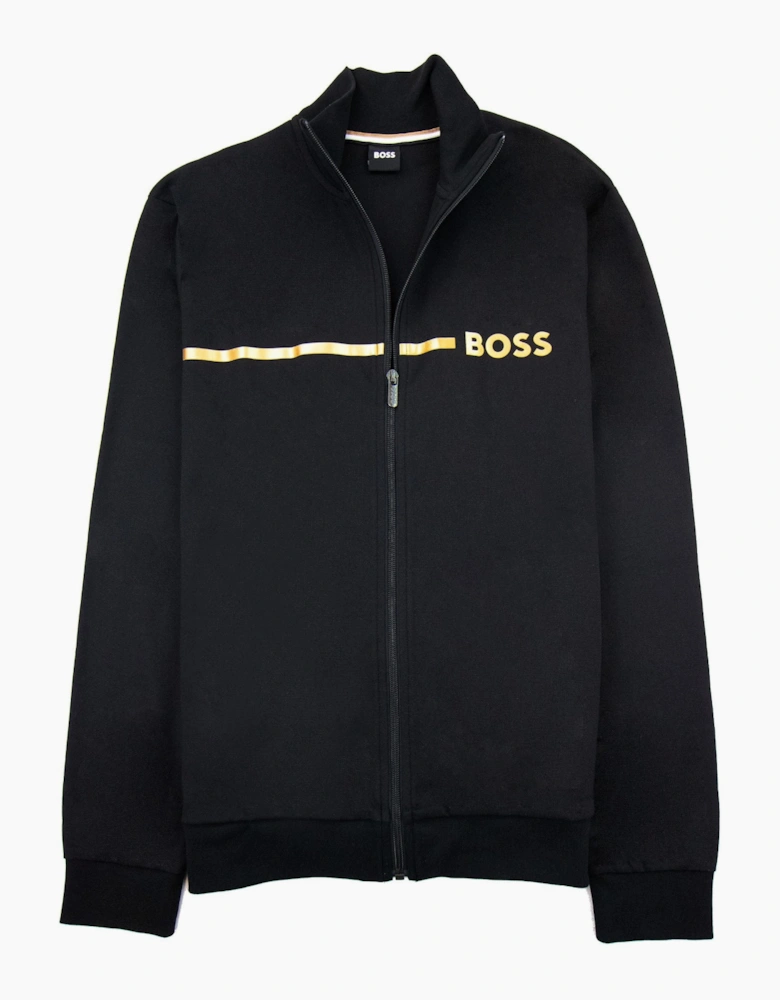 Hugo Boss Stripe Logo Tracksuit Jacket Black 001