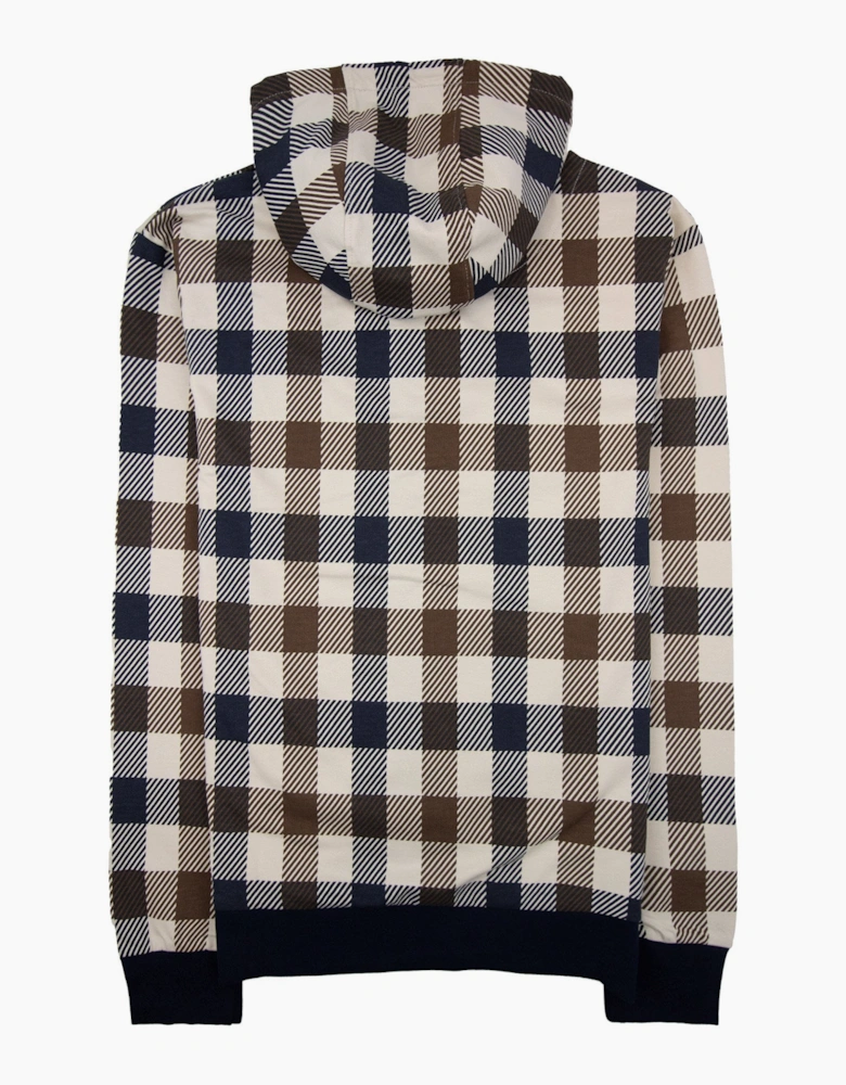 Aquascutum Macro Iconic Hoodie Navy 11