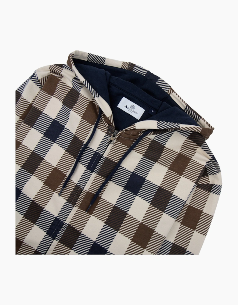 Aquascutum Macro Iconic Hoodie Navy 11