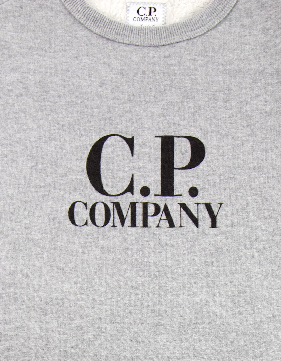 CP Company Undersixteen Basic Lens Crewneck Sweatshirt Grey M93