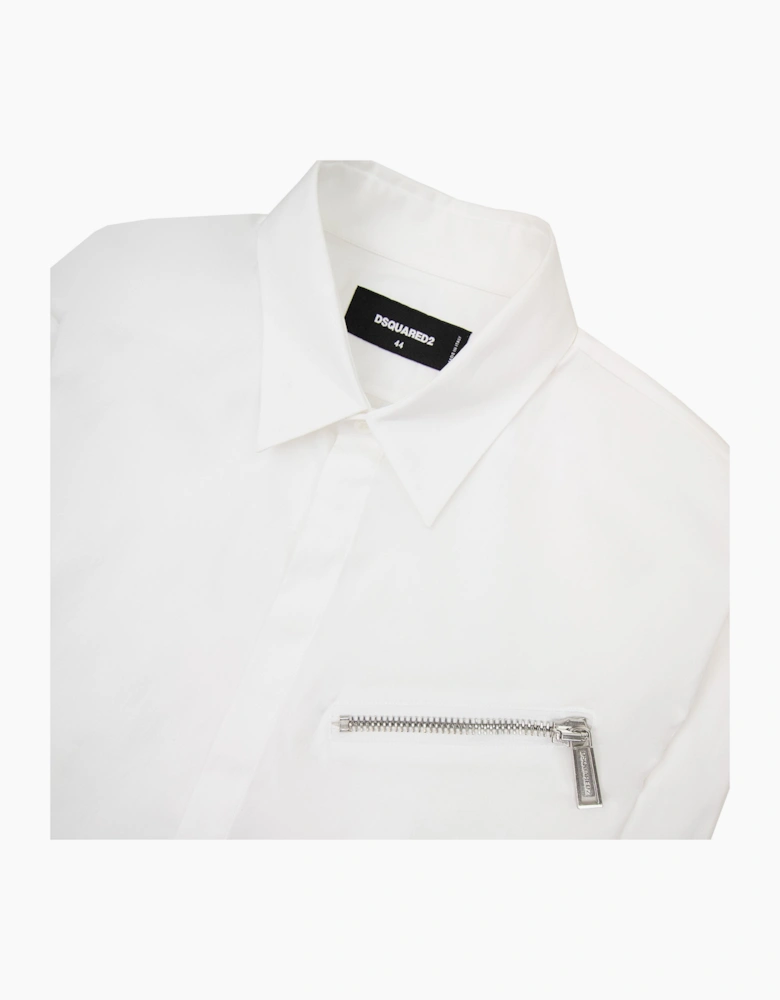 Dsquared2 Relax Fit Poplin Shirt White 100