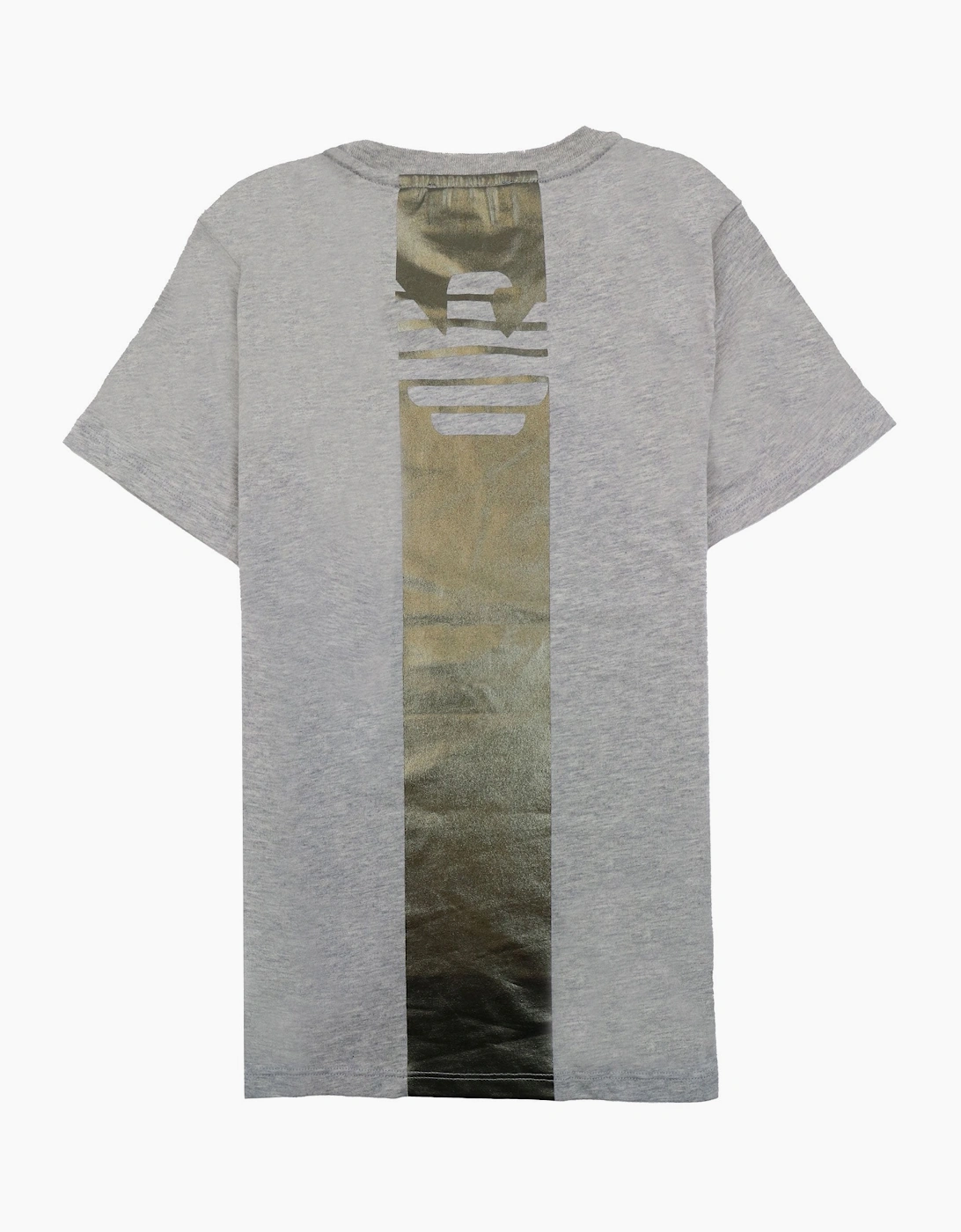 Emporio Armani Jnr T-shirt And Shorts Set With Metal Prints Grey/black