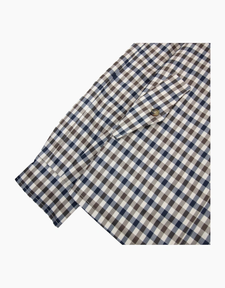 Aquascutum Archival Mid Jacket Club Check 28